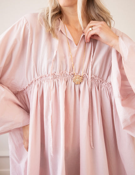 Feline Pleated Soft Pink - Dress