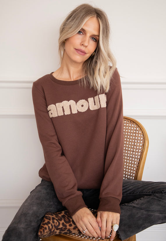 Amour Brown/Taupe - Sweater