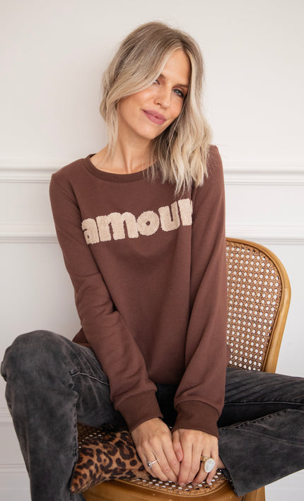 Amour Brown/Taupe - Sweater