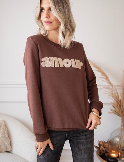 Amour Brown/Taupe - Sweater