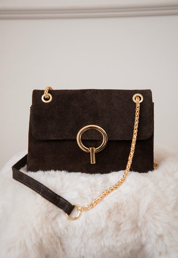 Sac Suede Choco - Handtas