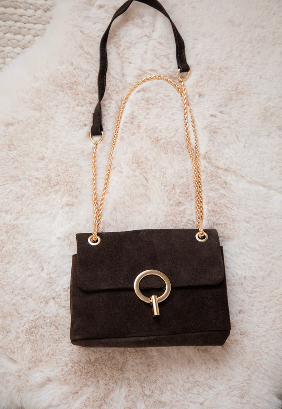 Sac Suede Choco - Handtas