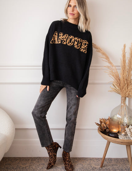 Soft Wild Spots Black - Trui