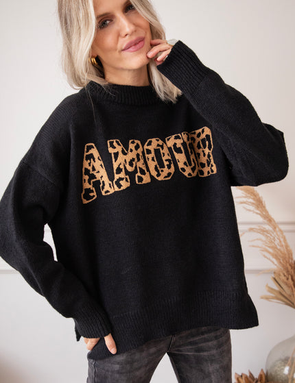 Soft Wild Spots Black - Trui