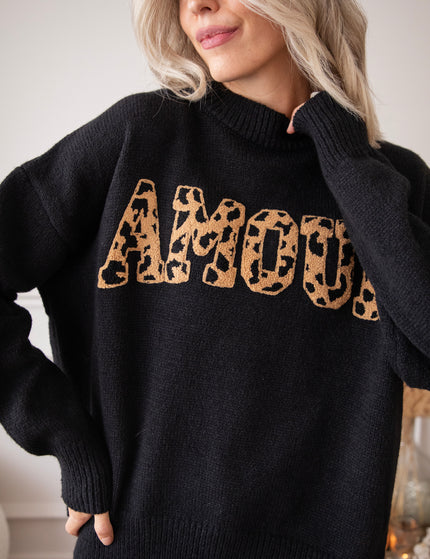 Soft Wild Spots Black - Trui