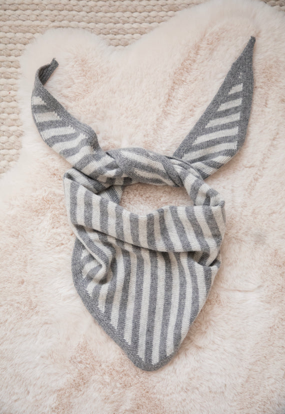 Schal - Tender Stripes - Grau