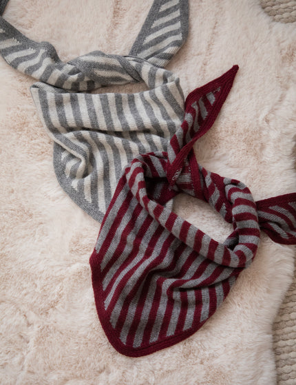 Schal - Tender Stripes - Bordeaux