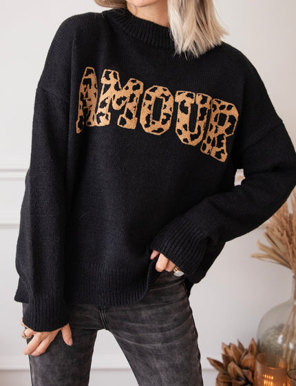 Soft Wild Spots Black - Trui