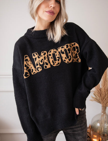 Soft Wild Spots Black - Trui