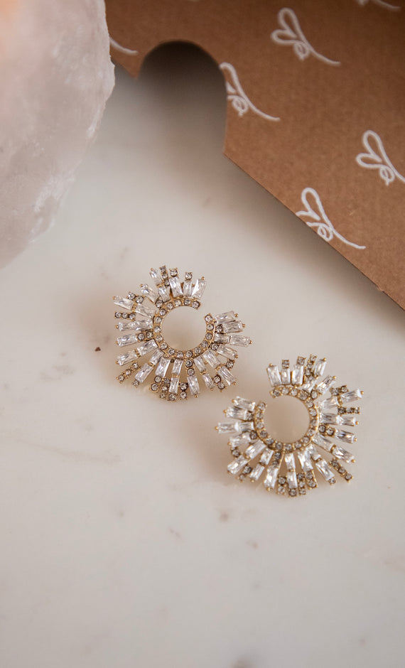 Crystal Chic Silver/Gold - Oorbellen