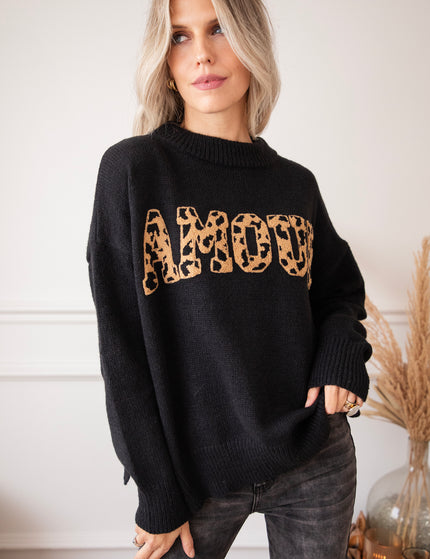 Soft Wild Spots Black - Trui