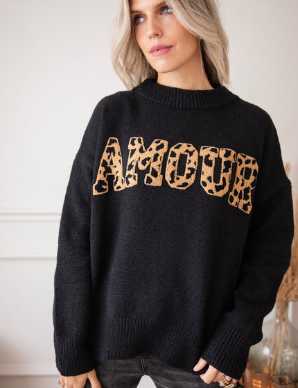 Soft Wild Spots Black - Trui