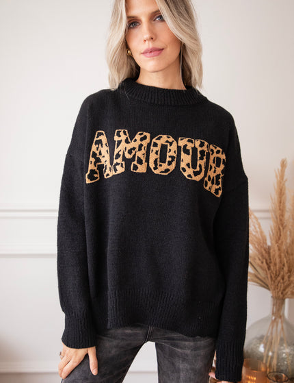 Soft Wild Spots Black - Trui