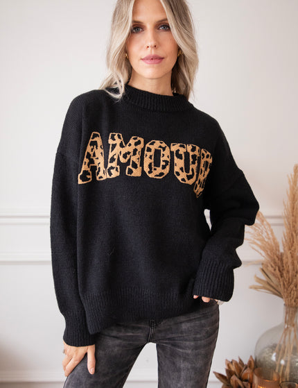 Soft Wild Spots Black - Trui