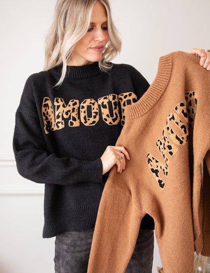 Soft Wild Spots Caramel - Sweater