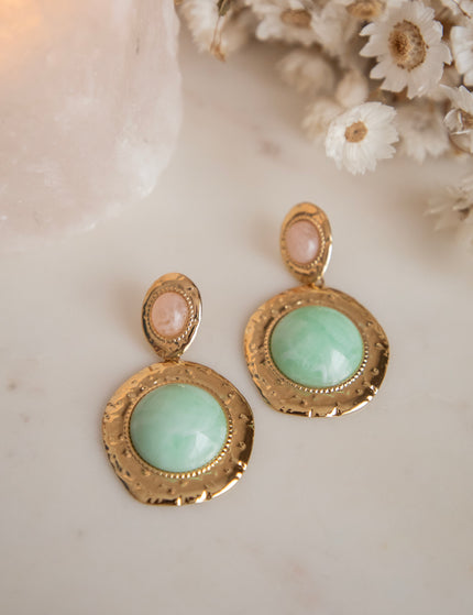 Candy Gems Soft Pink/Mint - Earrings