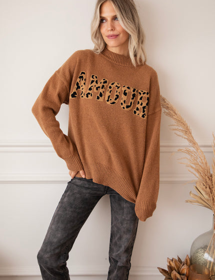 Soft Wild Spots Caramel - Sweater