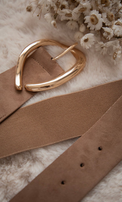 Waist Embrace Taupe/Gold - Belt