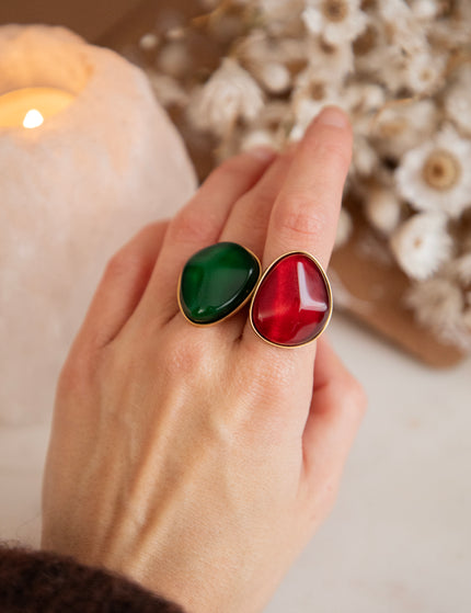 Caia Dark Green - Ring