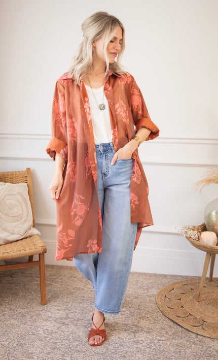 Bloom Breeze Rusty/Sweet Pink - Jurk/Tuniek