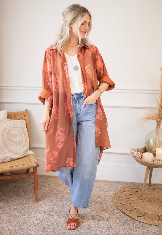 Bloom Breeze Rusty/Sweet Pink - Jurk/Tuniek
