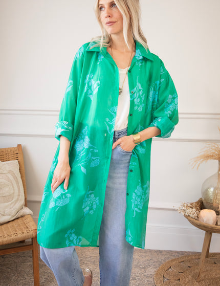 Bloom Breeze Green/Blue - Jurk/Tuniek