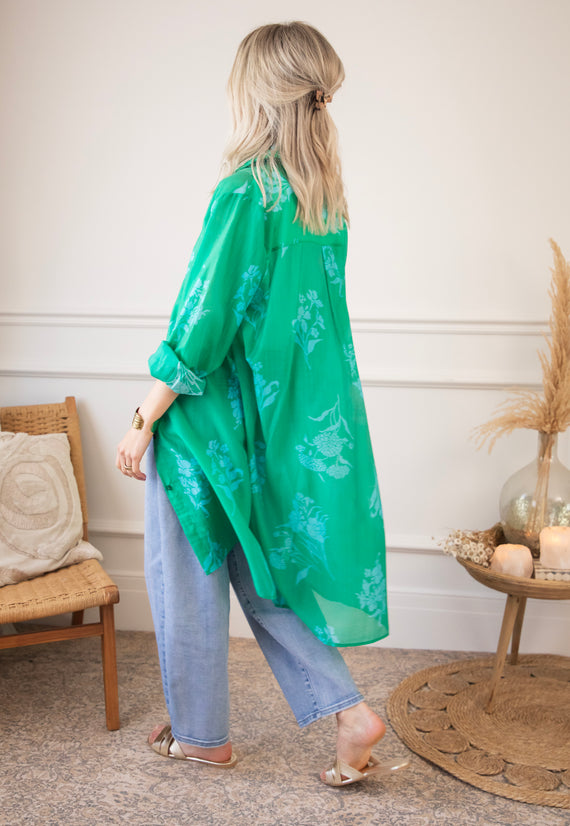 Bloom Breeze Green/Blue - Jurk/Tuniek