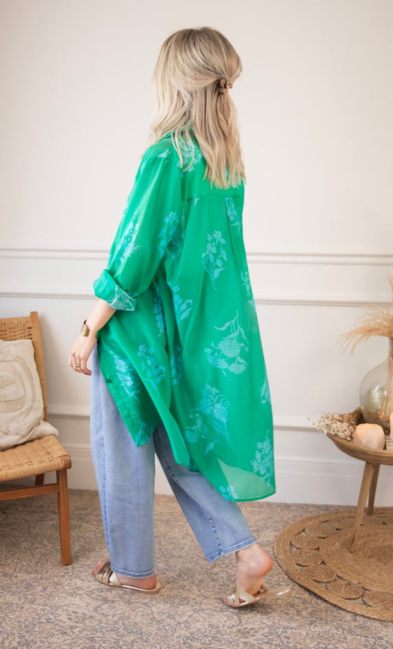 Bloom Breeze Green/Blue - Jurk/Tuniek