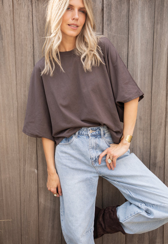 Butterfly Base Choco - T-Shirt