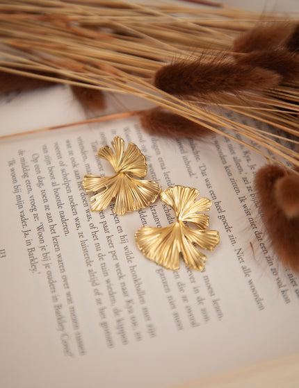 Feya Flow Gold - Earrings