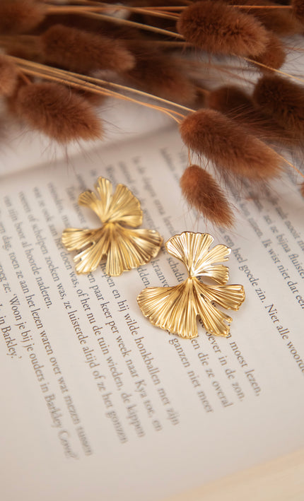 Feya Flow Gold - Earrings