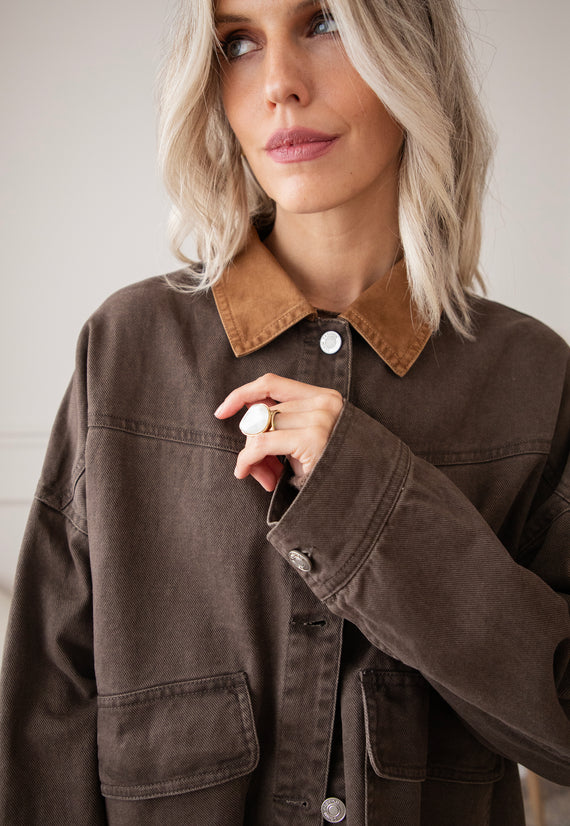 Jacke - Charly Jean - Choco