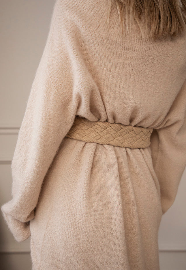 Knit Around Me Beige - Belt