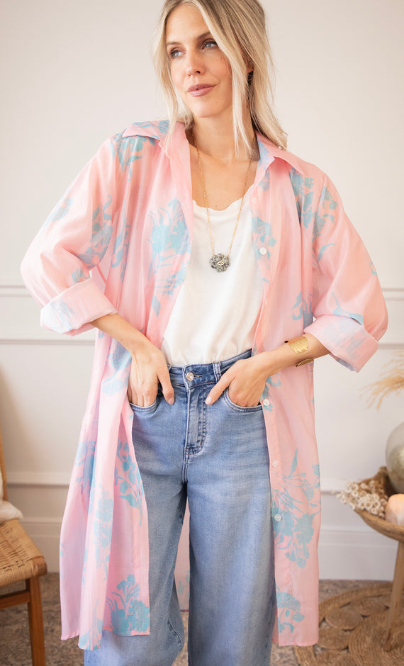 Bloom Breeze Baby Pink/Baby blue - Jurk/Tuniek
