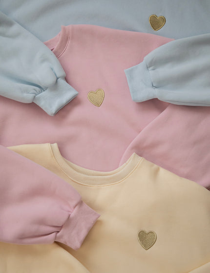 Simplicity Beating Heart Soft Blue - Sweater