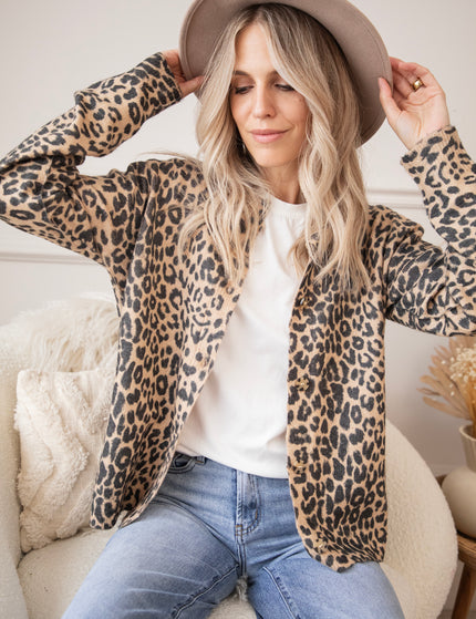 Tigerous Beige/Black - Cardigan