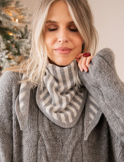 Tender Stripes Grey - Sjaal