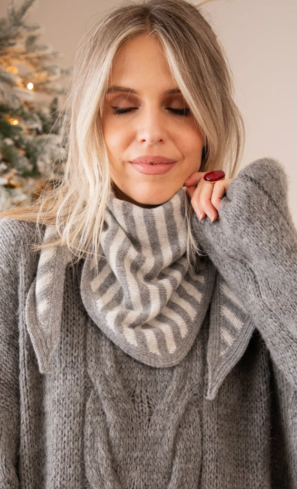 Tender Stripes Grey - Sjaal