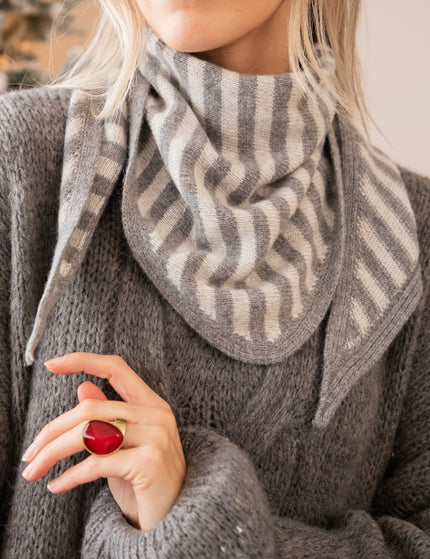 Tender Stripes Grey - Sjaal