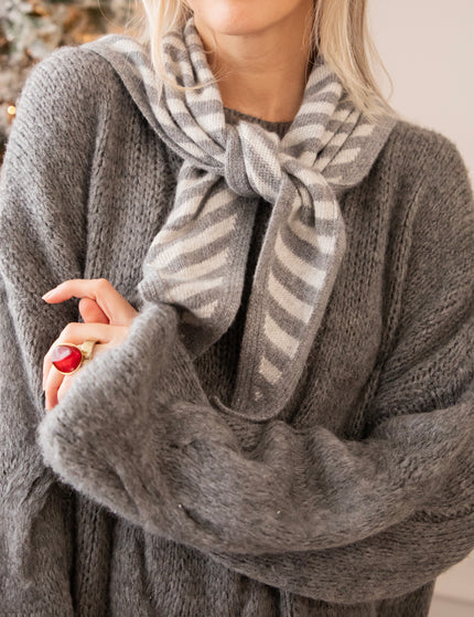 Tender Stripes Grey - Sjaal