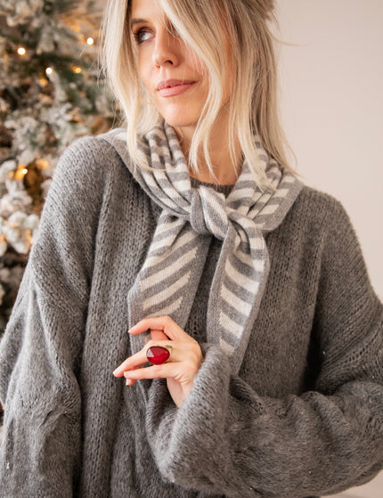 Tender Stripes Grey - Sjaal