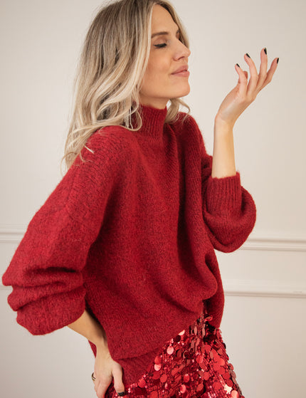 Cozy Cocoon Burgundy - Trui