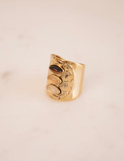 Sweet Stones Brown/Gold - Ring