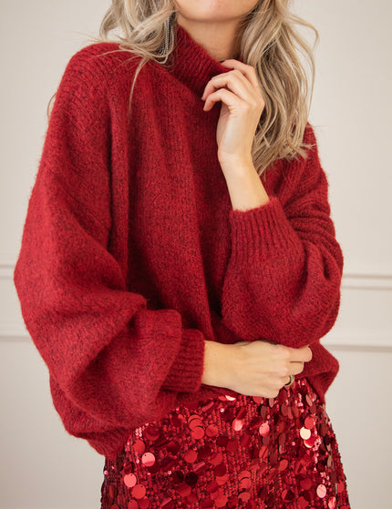 Cozy Cocoon Burgundy - Trui