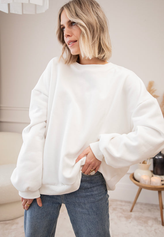 Simplicity White - Sweater