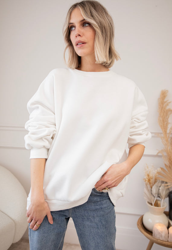 Simplicity White - Sweater