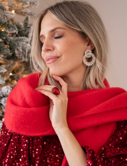 Diamond Rings Silver/Gold - Oorbellen