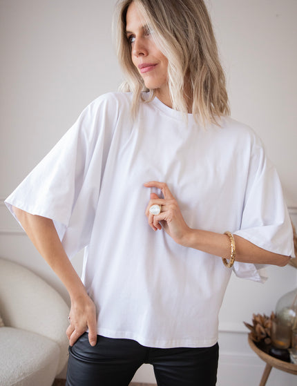 T-Shirt - Basic Butterfly - Weiß