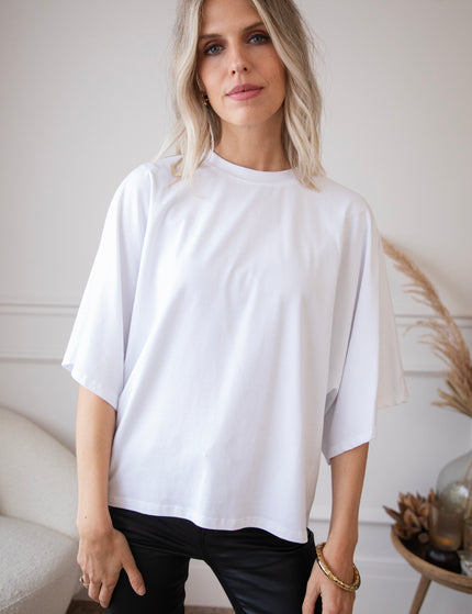 T-Shirt - Basic Butterfly - Weiß