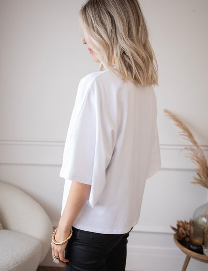 T-Shirt - Basic Butterfly - Weiß